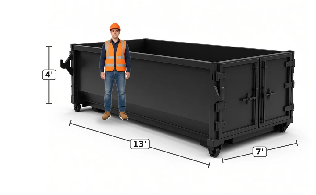 RentForce 15 yard dumpster