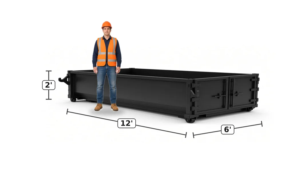 5 Yard dumpster
